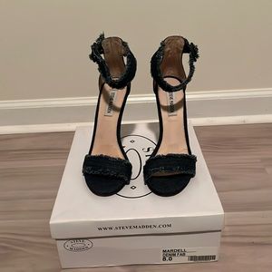Steve Madden denim heel